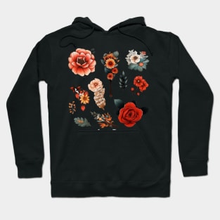 Flower Sticker Pack Hoodie